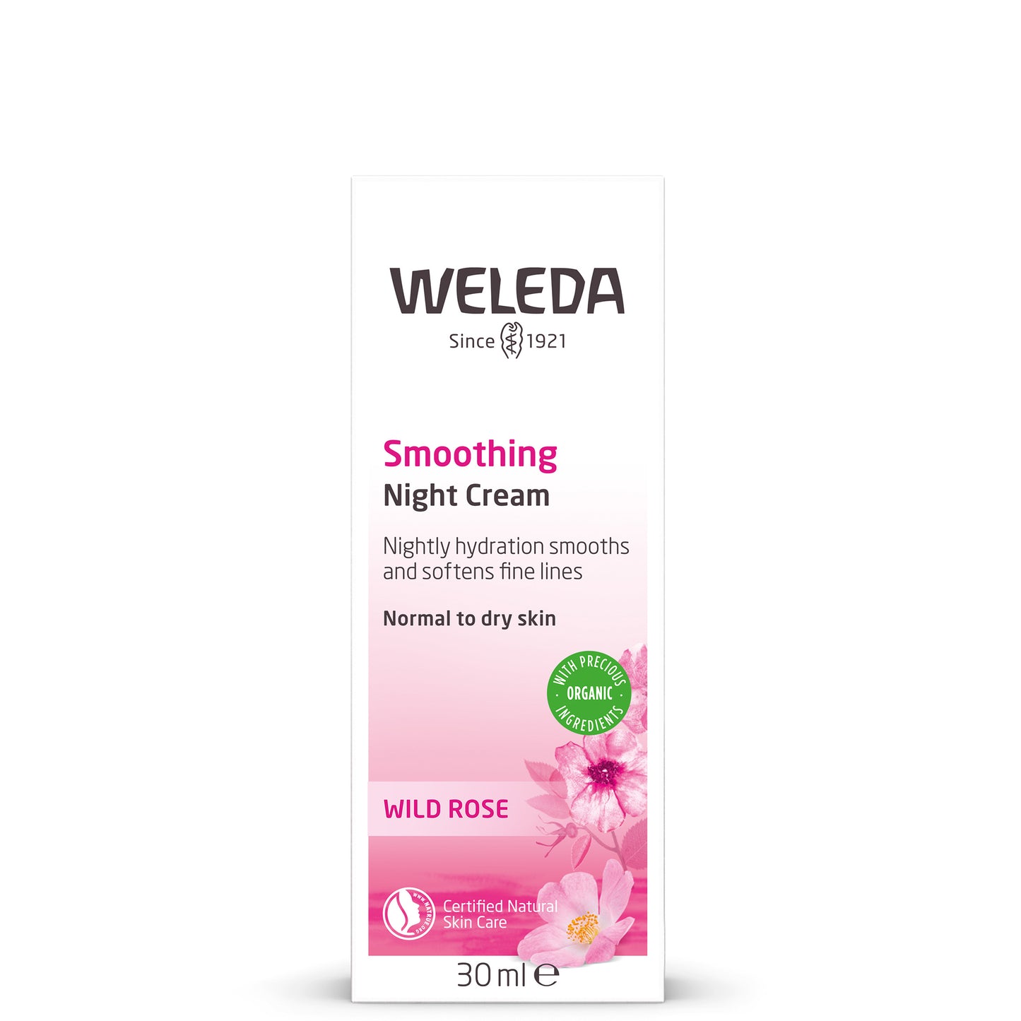 Weleda Smoothing Night Cream - Wild Rose 30ml