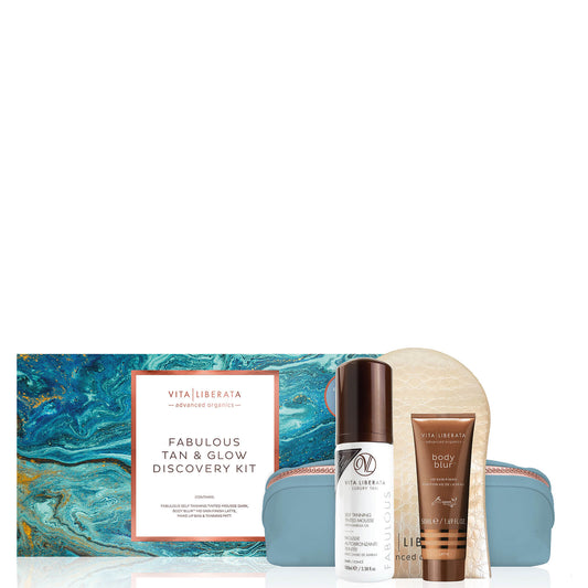 Vita Liberata Fabulous Tan & Glow Discovery Set - Dark Mousse