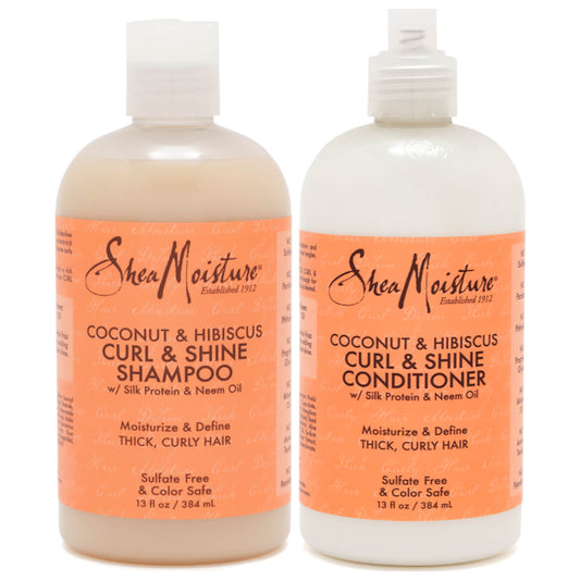 SheaMoisture Shampoo and Conditioner Curly Hair Duo