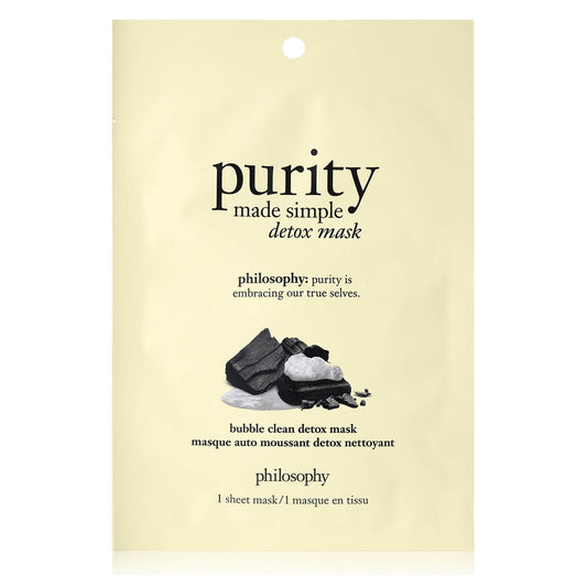 philosophy Purity Made Simple Bubble Clean Detox Sheet Mask