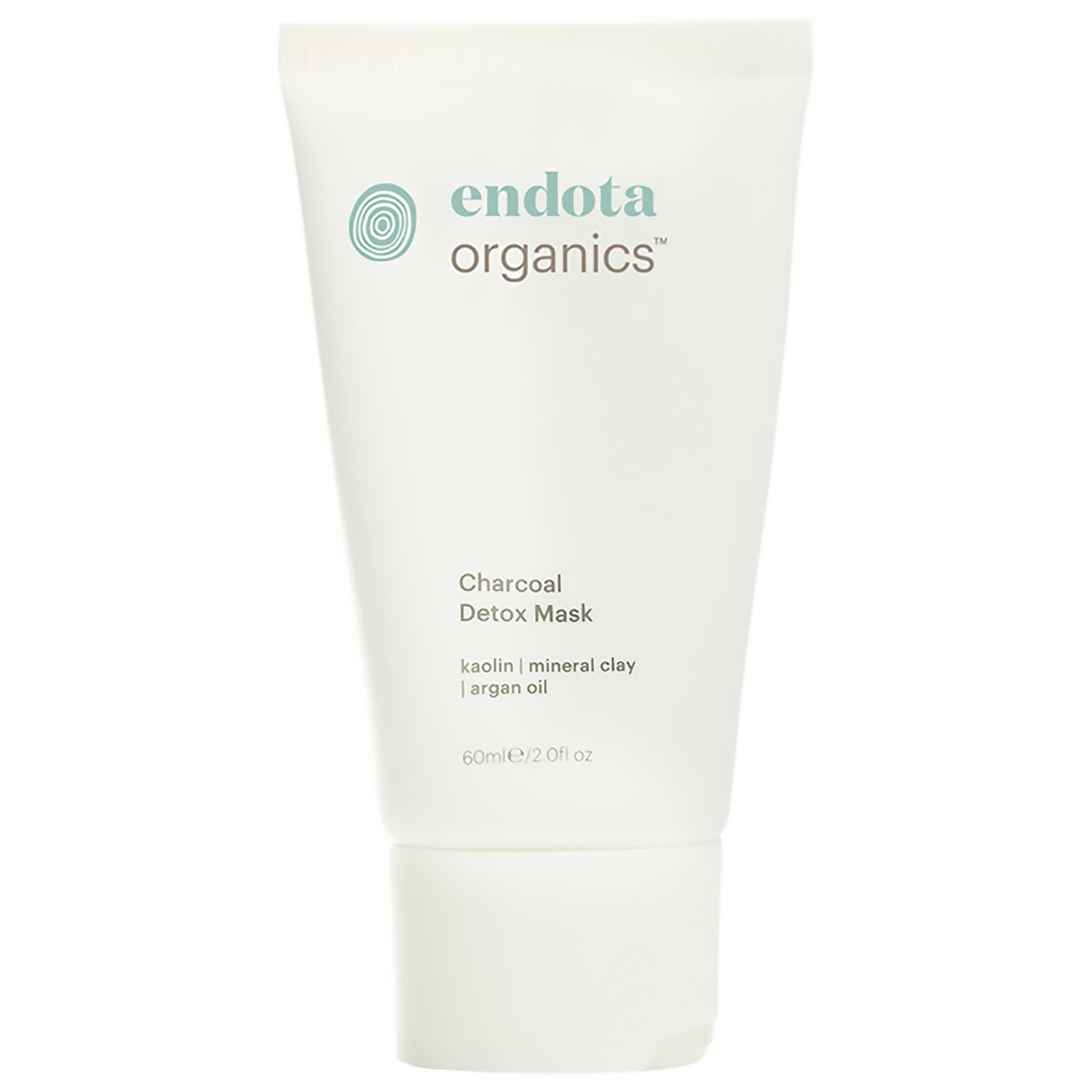 endota Charcoal Detox Mask With Brush 60ml