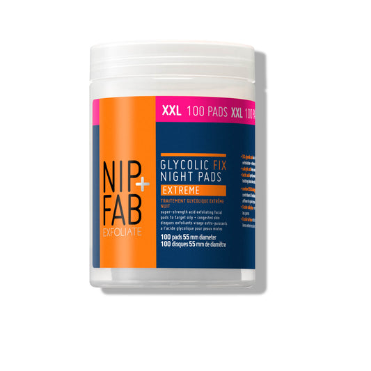 NIP+FAB Glycolic Fix Night Pads Extreme XXL (100 Pads)