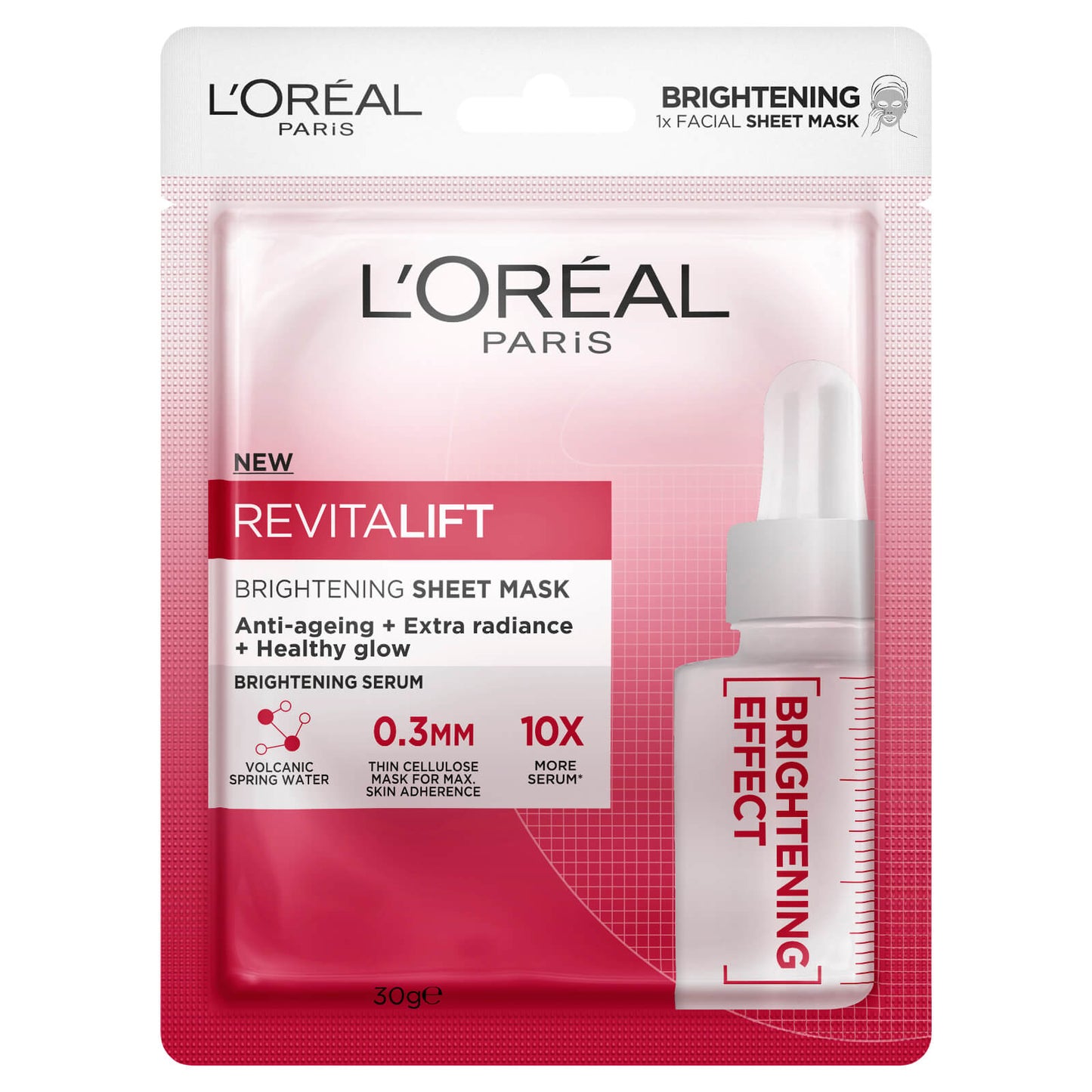 L'Oréal Paris Revitalift Brightening Sheet Mask (1 Mask)