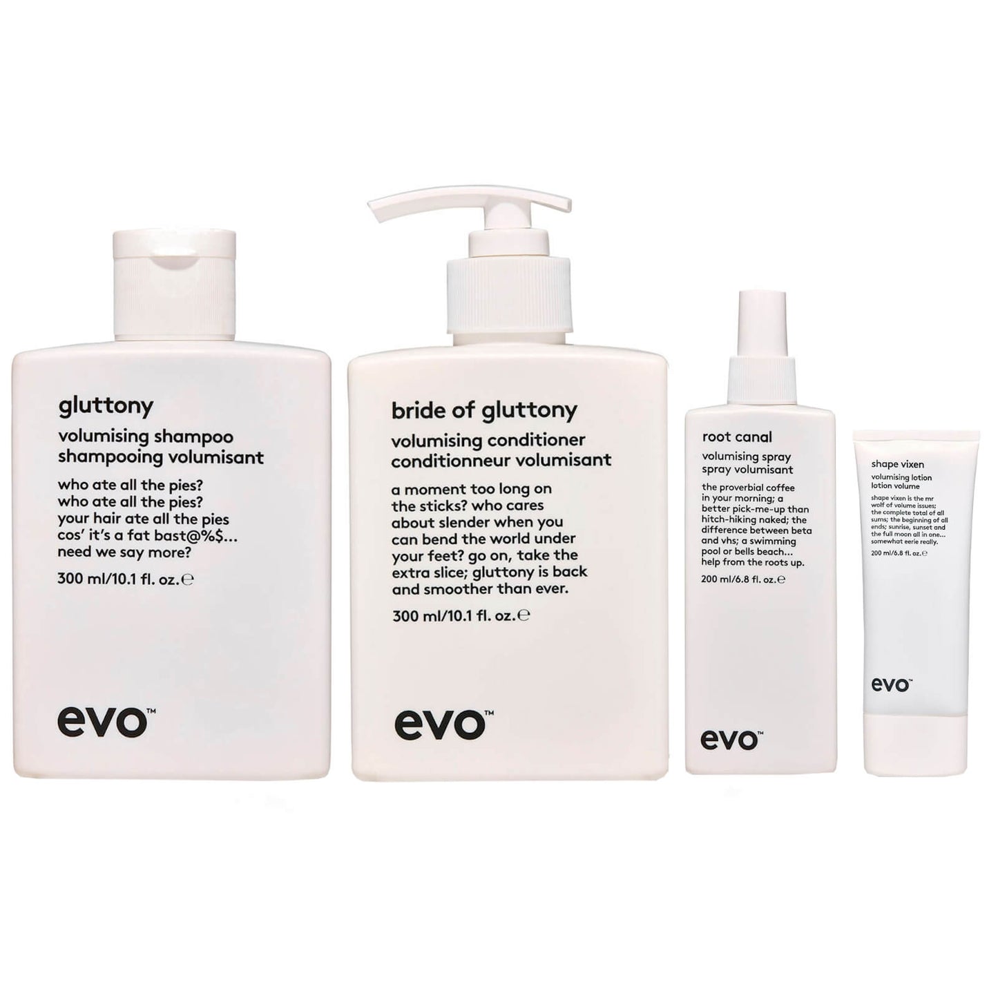 evo Gluttony Volumising Set