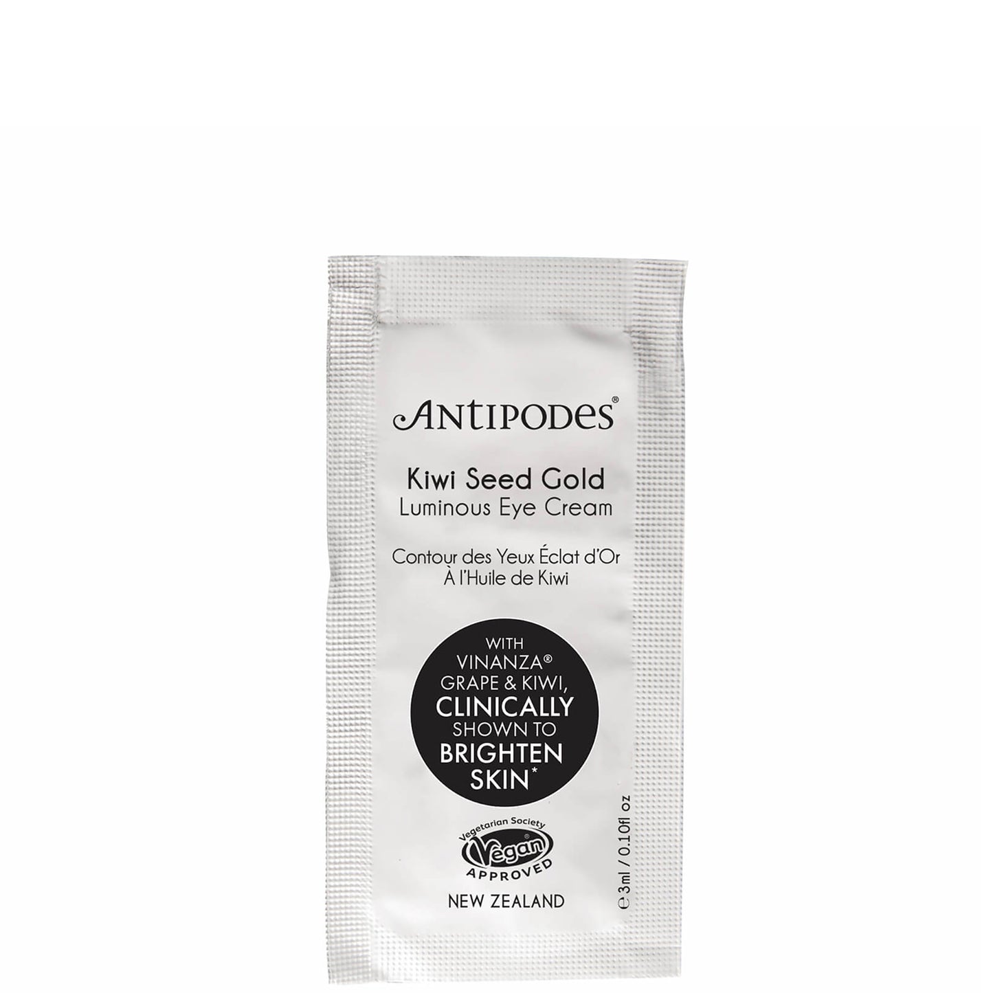 Antipodes Kiwi Seed Gold Luminous Eye Cream Sachet 3ml (Free Gift)