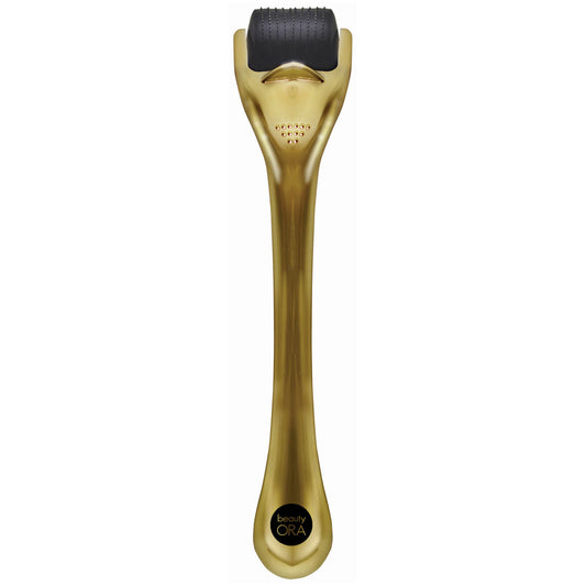 Beauty ORA Deluxe Facial Microneedle Dermal Roller System - Gold