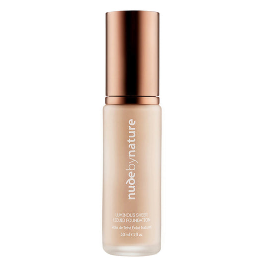 nude by nature Luminous Sheer Liquid Foundation 30ml (Various Shades)