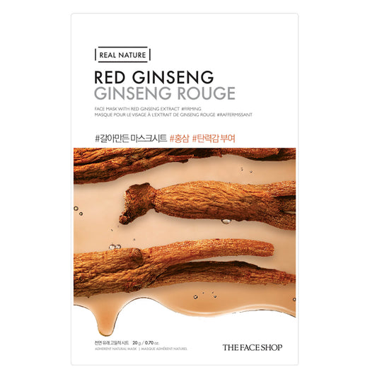 THE FACE SHOP Real Nature Sheet Mask Red Ginseng