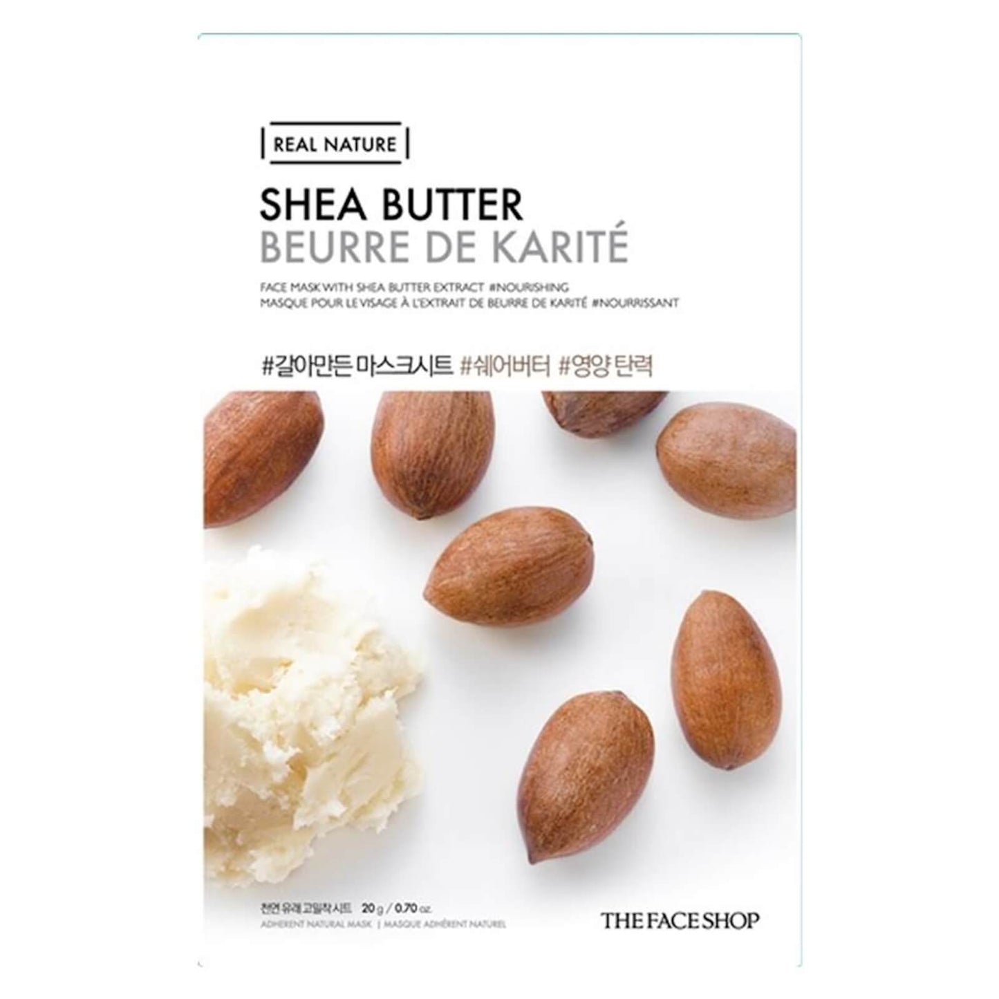 THE FACE SHOP Real Nature Sheet Mask Shea Butter