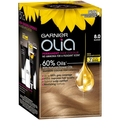 Garnier Olia Permanent Hair Colour - Blonde 8.0