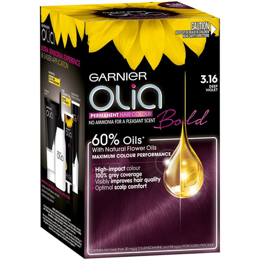 Garnier Olia Permanent Hair Colour - Deep Violet 3.16