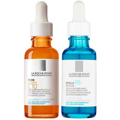 La Roche-Posay Hydrate and Glow Serum Duo