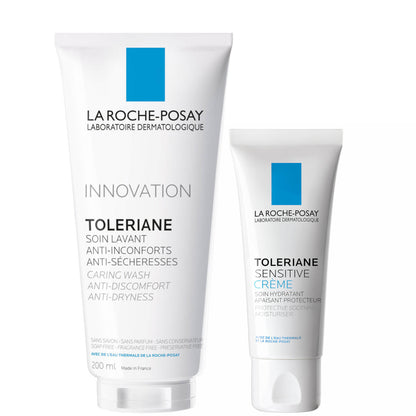 La Roche-Posay Sensitive Skin Cleanser and Moisturiser