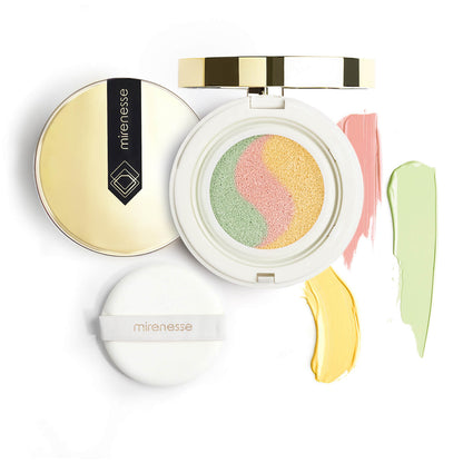 mirenesse Tone Correcting Primer Cushion and Blender Brush