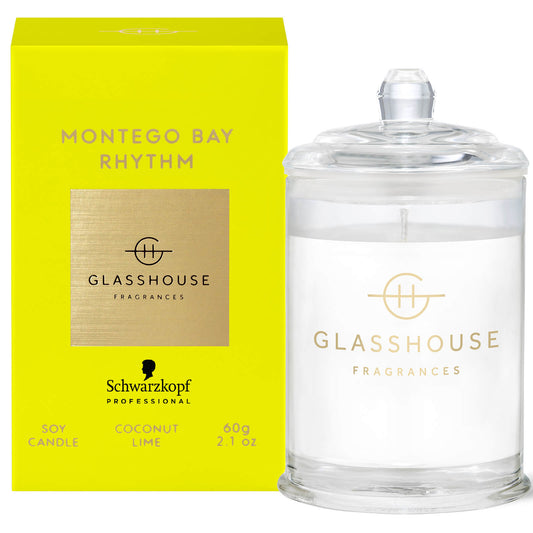 Schwarzkopf x Glasshouse Montego Bay Rhythm Soy Candle 60g (Free Gift)