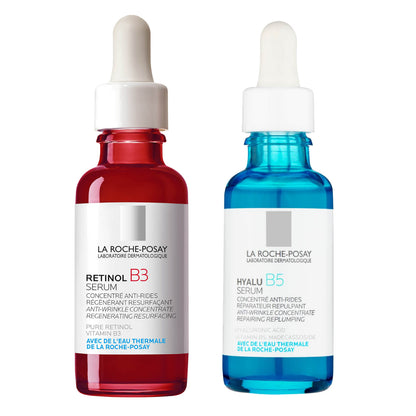 La Roche-Posay Retinol and Hyaluronic Acid Night Serum Duo