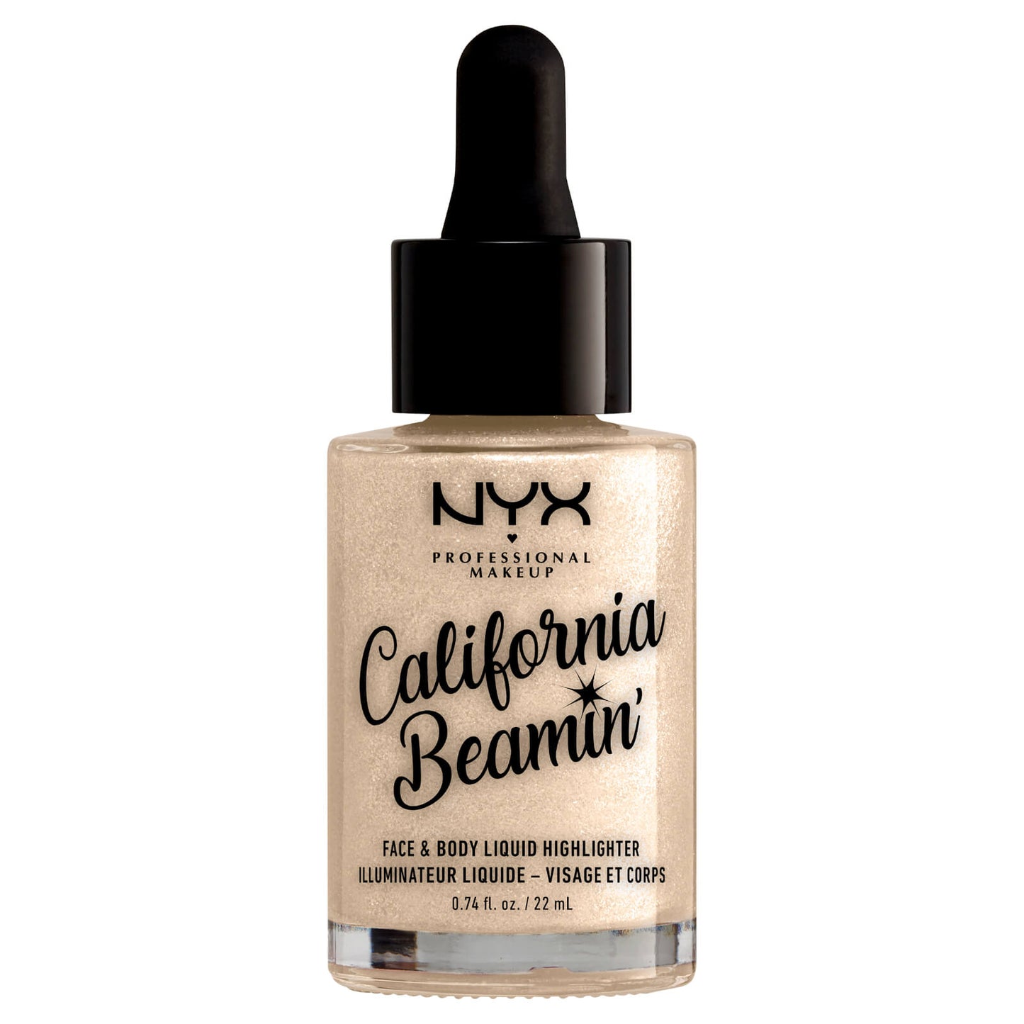 NYX Professional Makeup California Beaming Face and Body Liquid Highlighter 22ml (Various Shades)