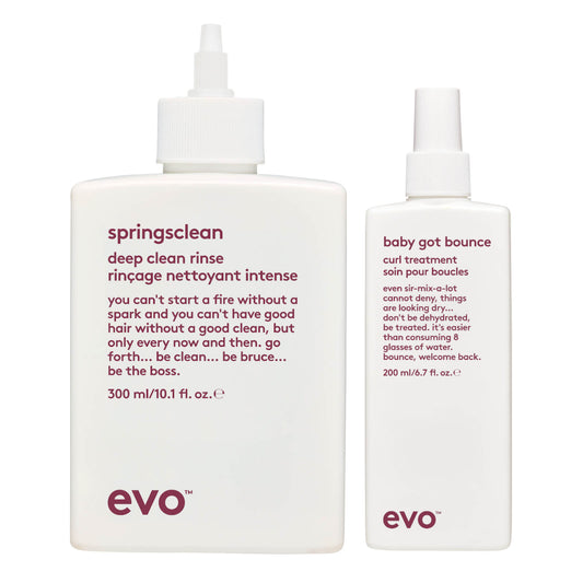 evo Deep Clean Rinse and Curl Treatment Bundle