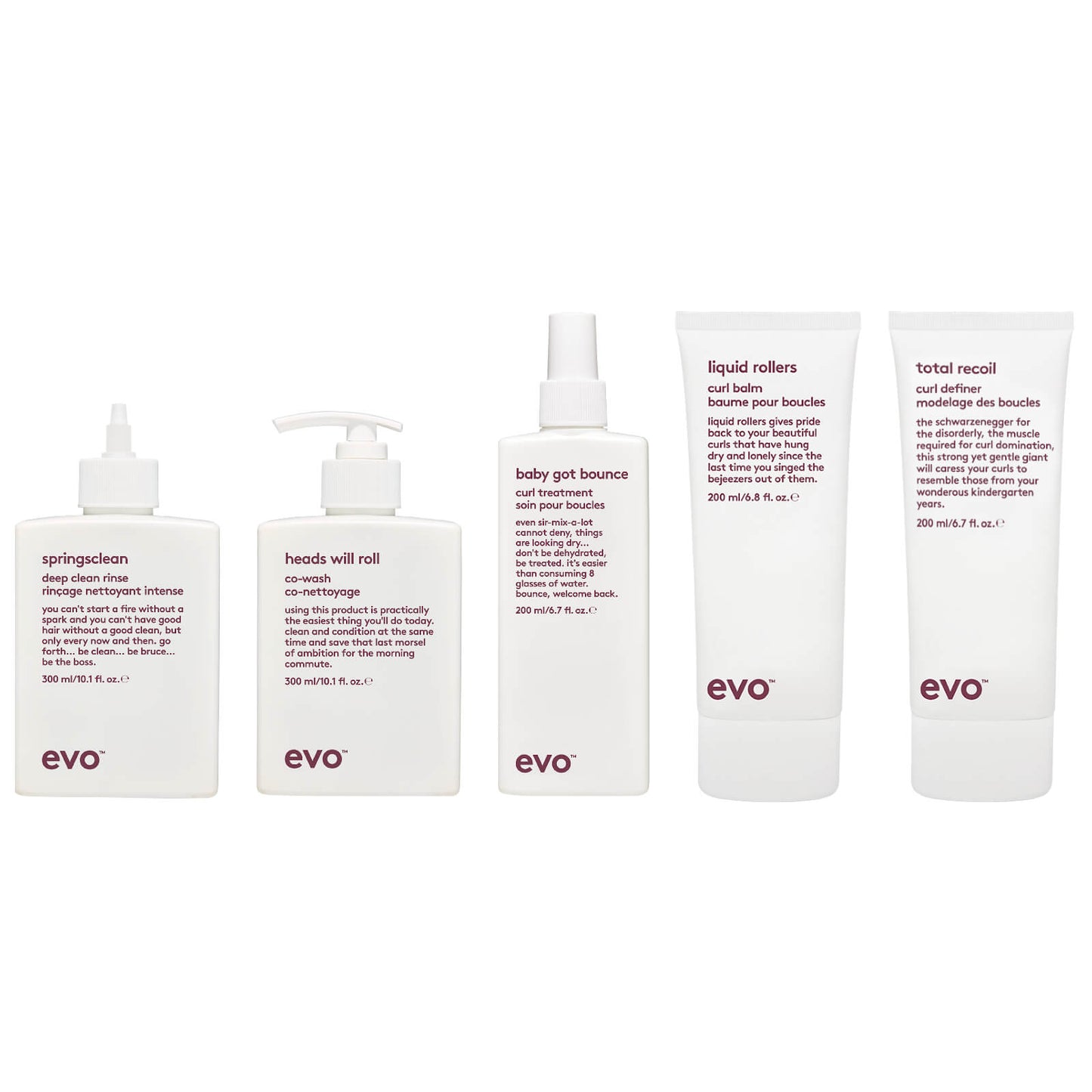 evo Deep Clean Rinse and Curl Treatment Bundle