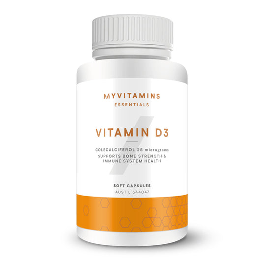 Myvitamins Vitamin D3, 180 Softgels (AU)