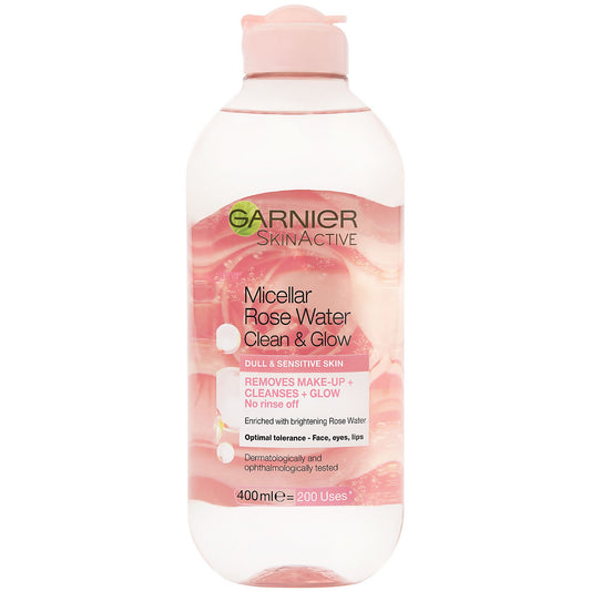 Garnier Micellar Cleansing Rose Water Clean & Glow 400ml