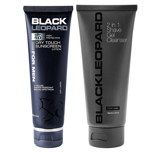 Black Leopard Morning Routine Set