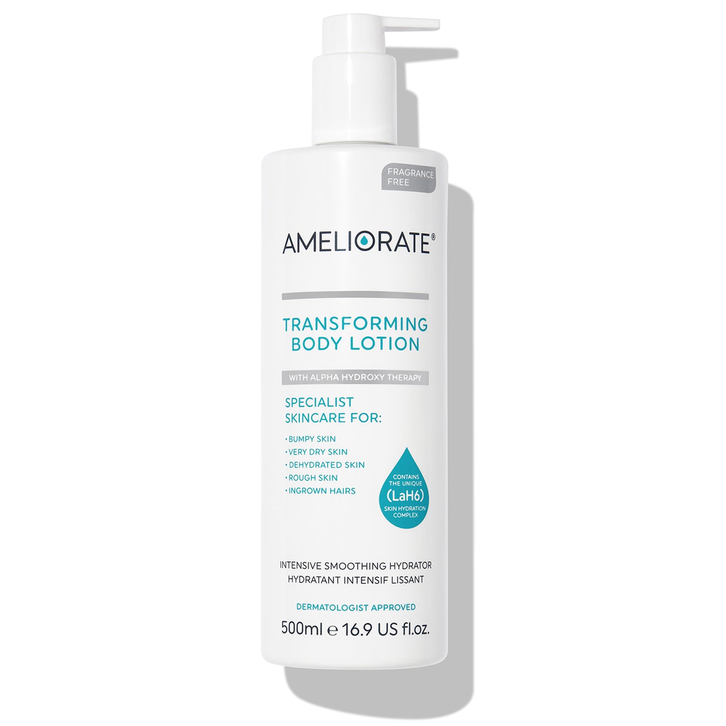 AMELIORATE Transforming Body Lotion 500ml (Fragrance Free)