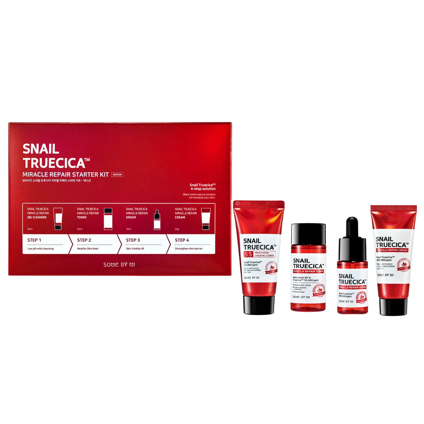 SOME BY MI Snail Truecica Miracle Repair Starter Kit