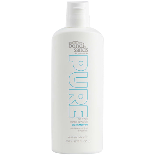 Bondi Sands Pure Self Tan Foaming Water - Light/Medium 200ml