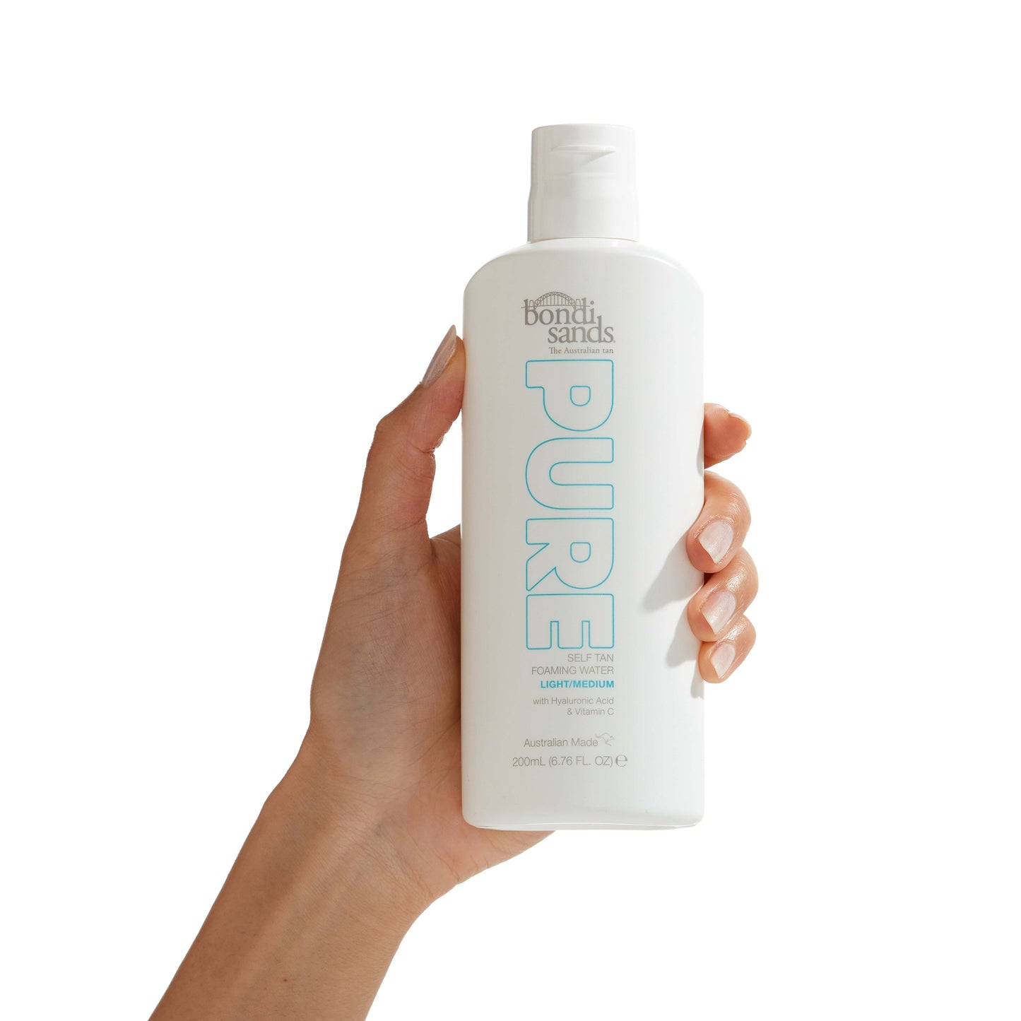 Bondi Sands Pure Self Tan Foaming Water - Light/Medium 200ml