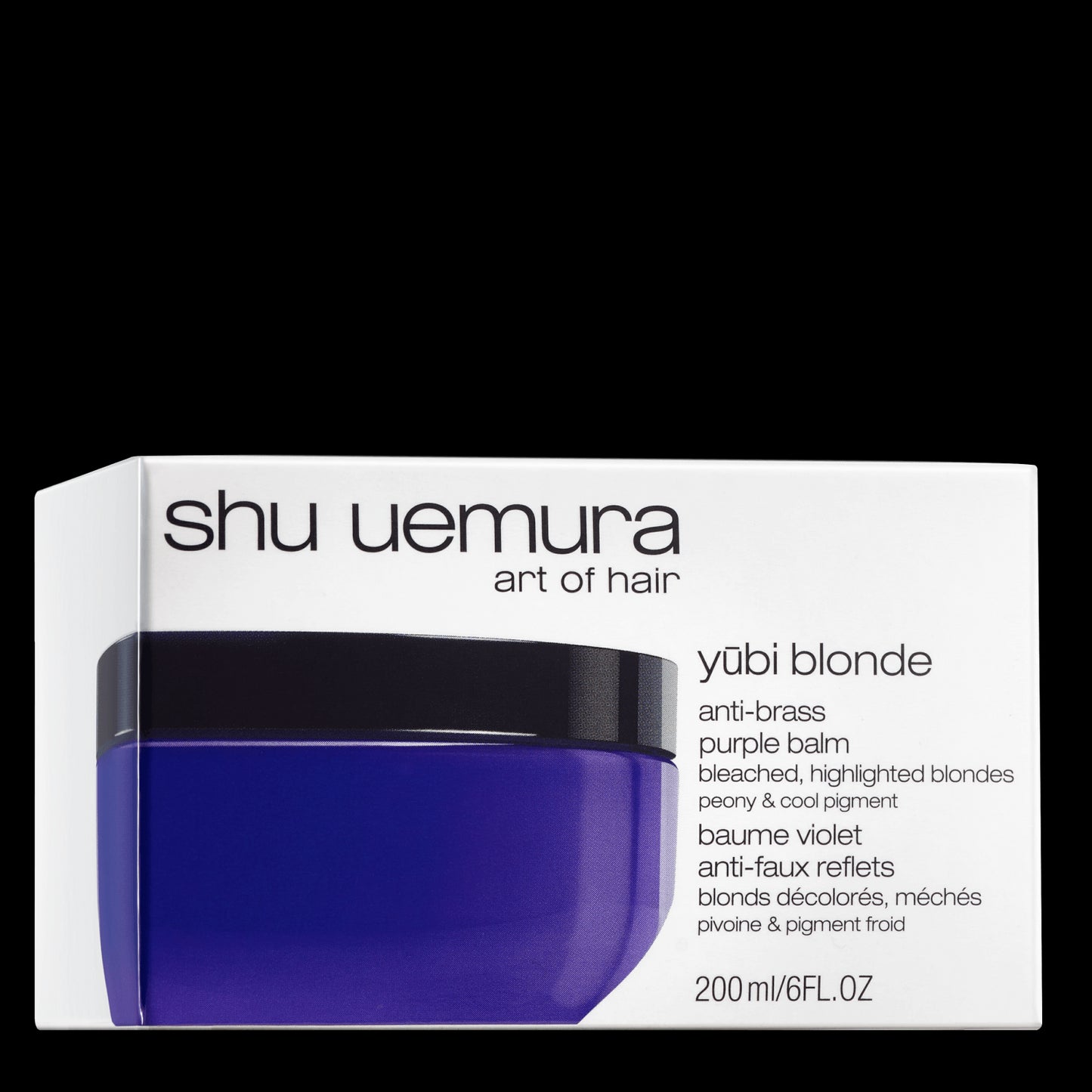 Shu Uemura Art of Hair Yubi Blonde Anti-Brass Purple Balm for Bleached, Highlighted Blonde Hair 200ml