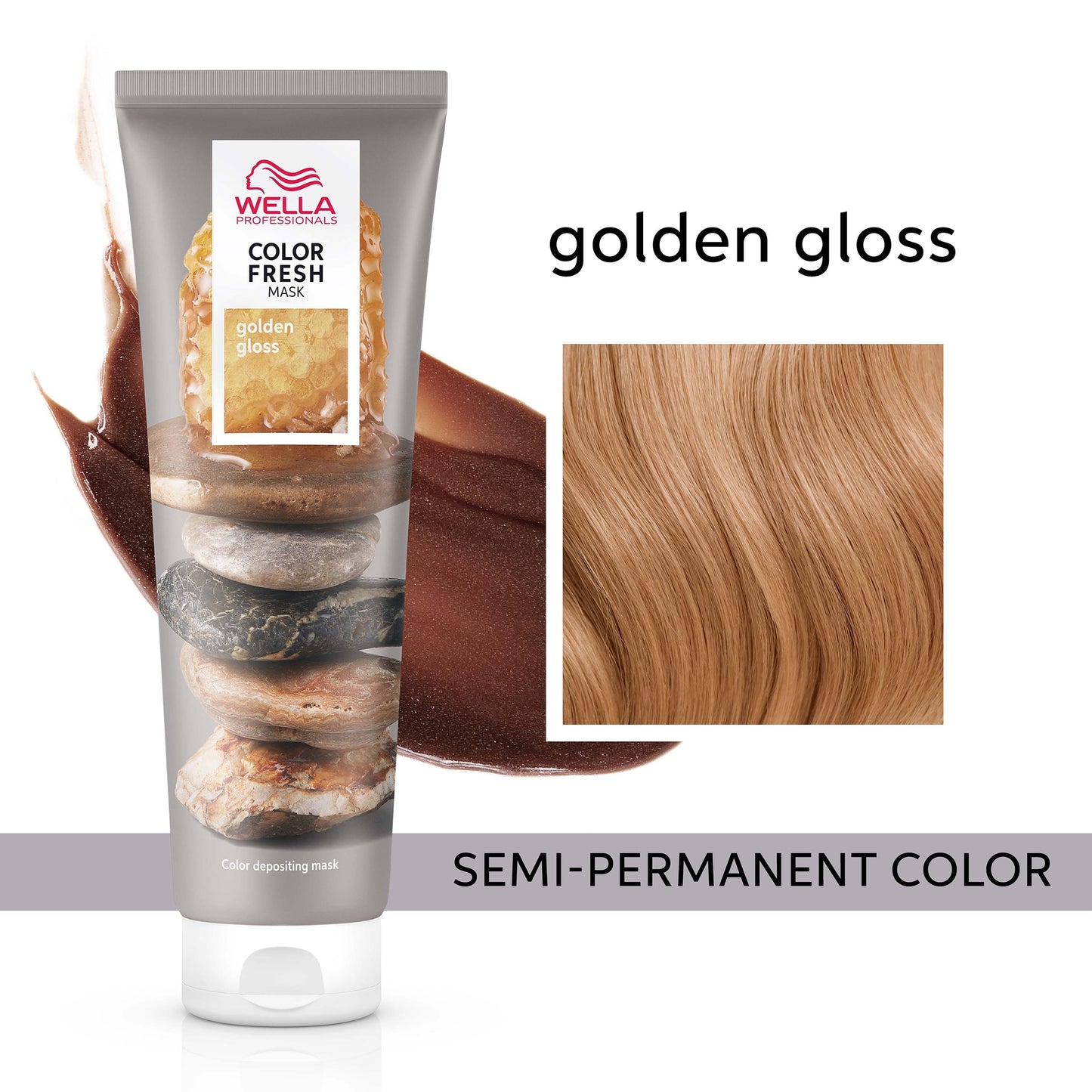 Wella Professionals Care Color Fresh Semi-Permanent Colour Mask - Golden Gloss 150ml