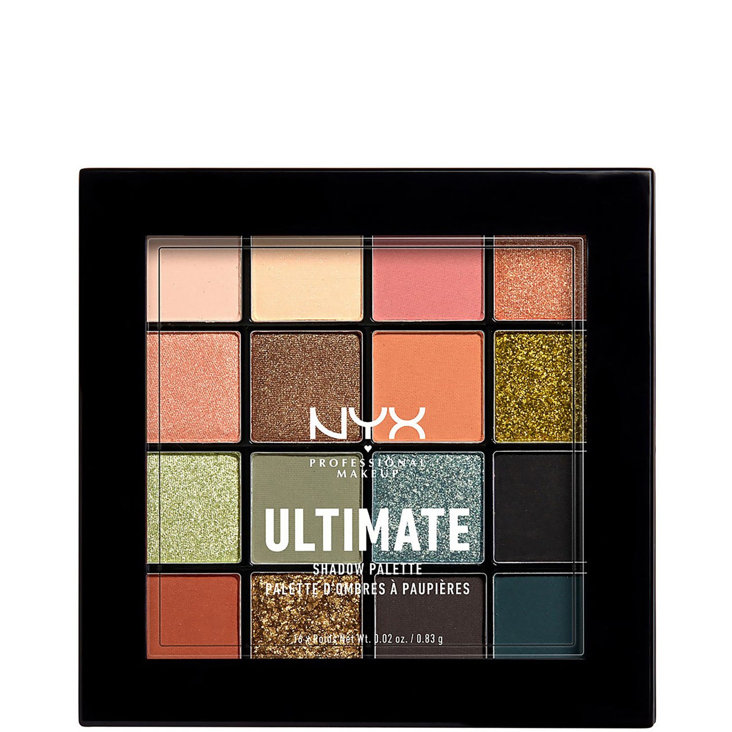 NYX Professional Makeup Ultimate Shadow Utopia Palette - 16 Shades 10g