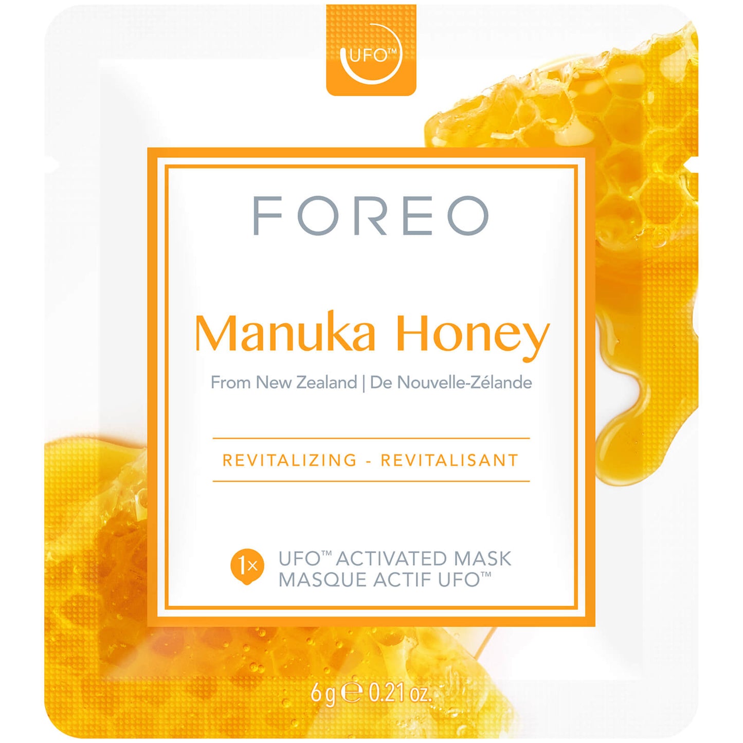 FOREO UFO Manuka Honey Mini Revitalising Face Mask (1 Piece)