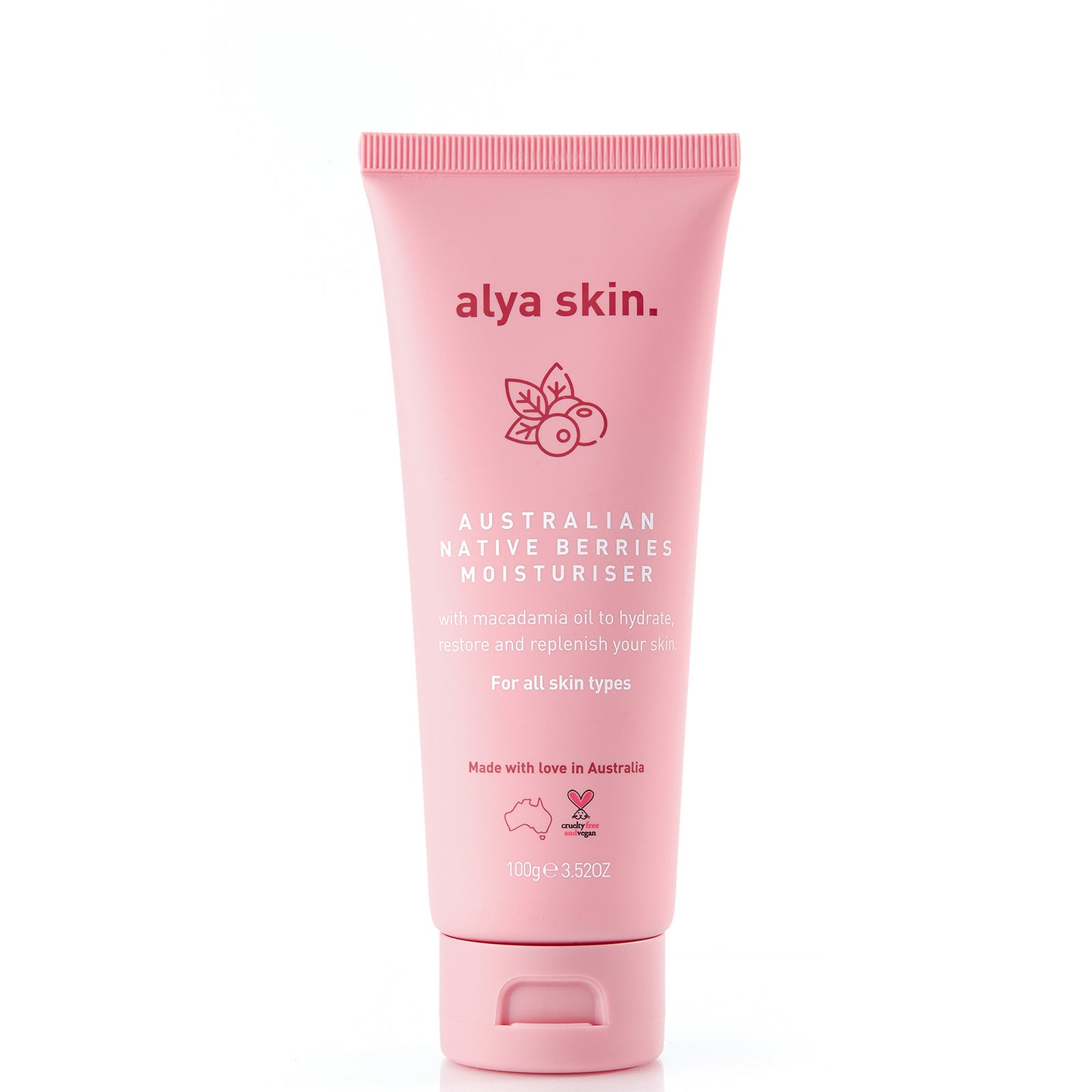 Alya Skin Australian Native Berries Moisturiser 100g