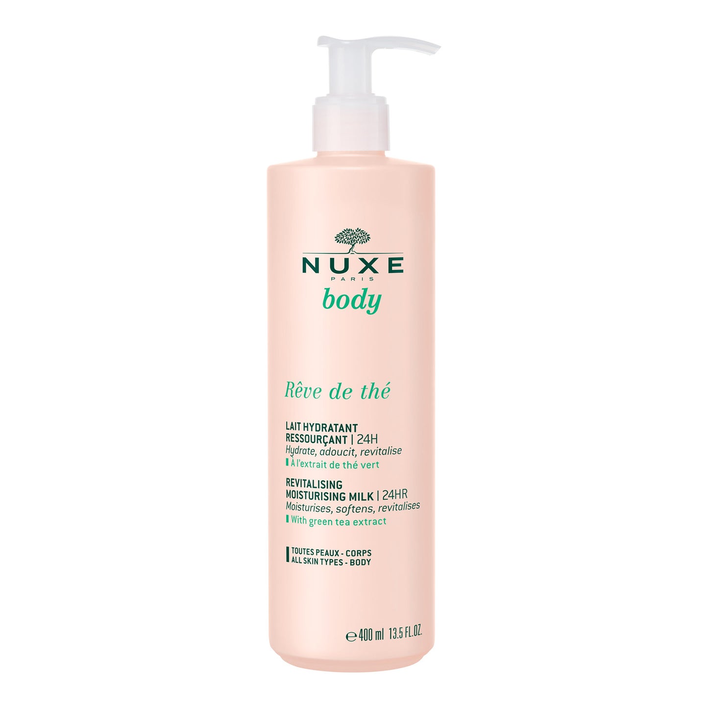 NUXE Body Reve de the Revitalising Moisturising Milk 24hr 400ml