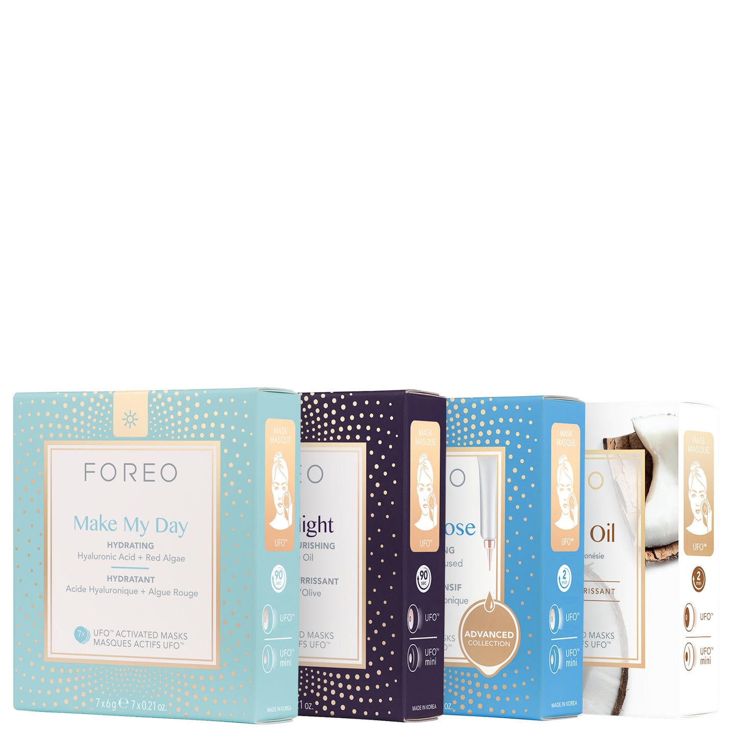 FOREO UFO Dry and Dehydrated Skin Mask Bundle