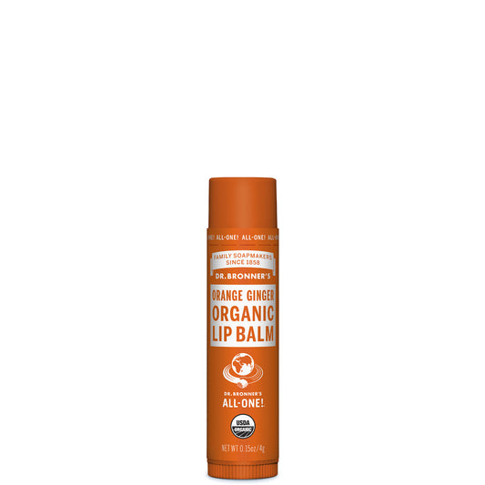 Dr. Bronner's Organic Lip Balm - Orange Ginger 4g