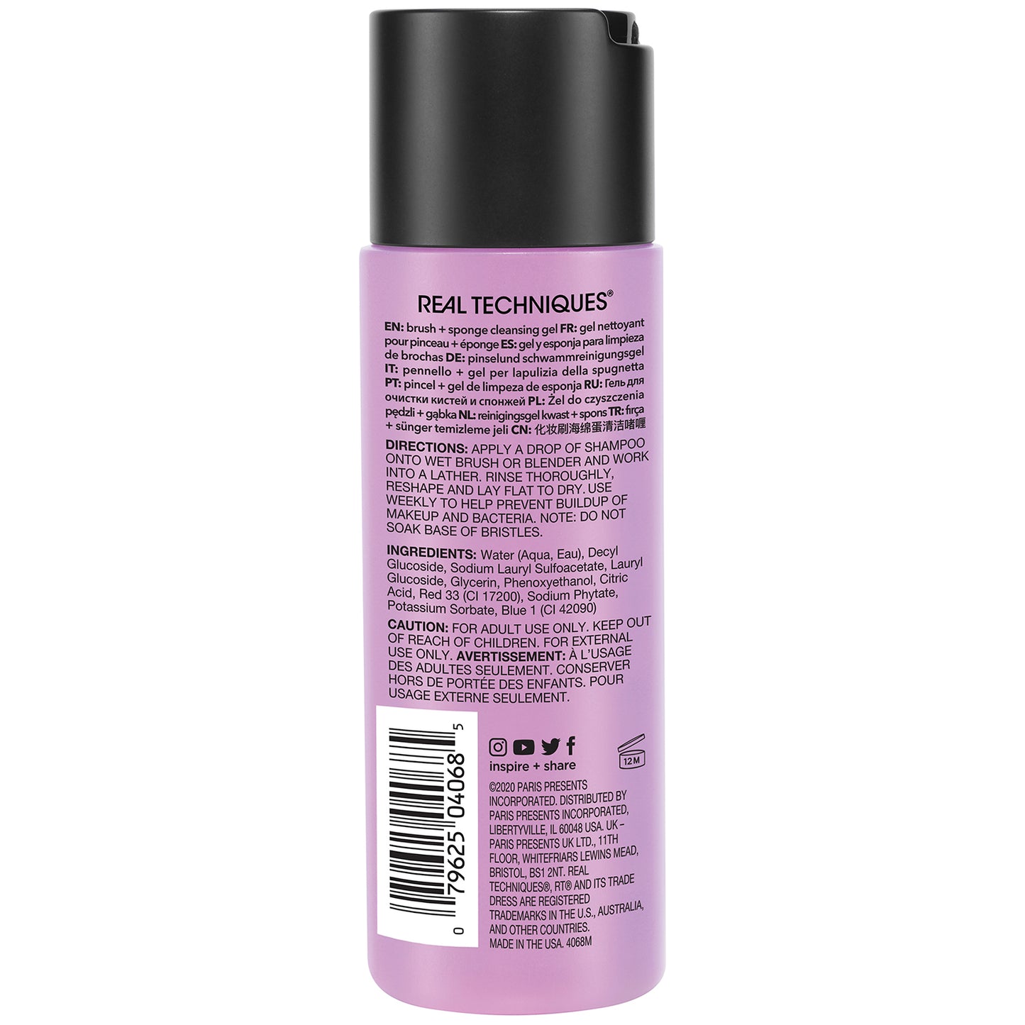 Real Techniques Brush and Sponge Cleansing Gel 118ml