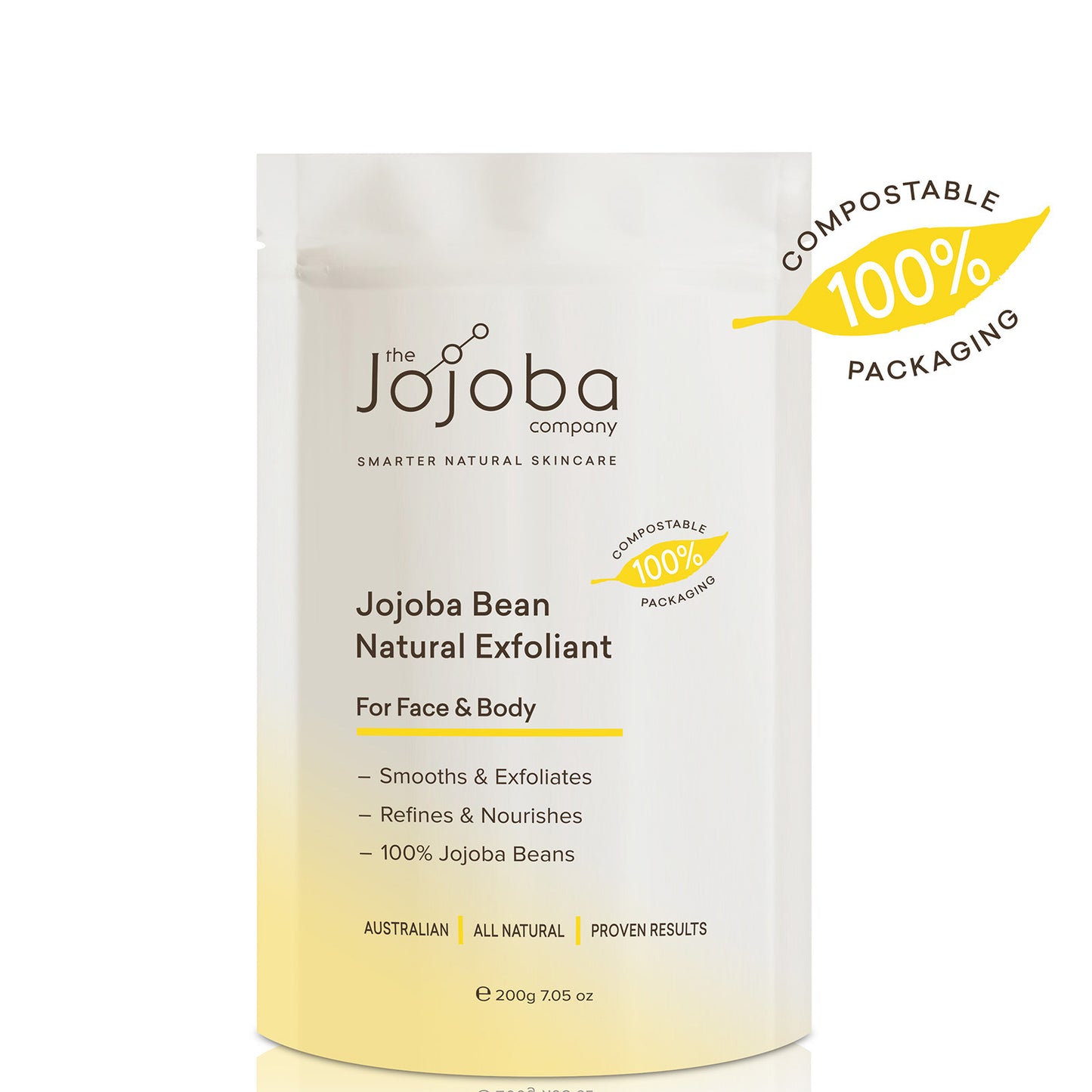 The Jojoba Company Jojoba Bean Natural Exfoliant 200g