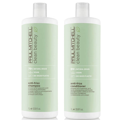 Paul Mitchell Clean Beauty Anti-Frizz Shampoo and Conditioner Supersize Set