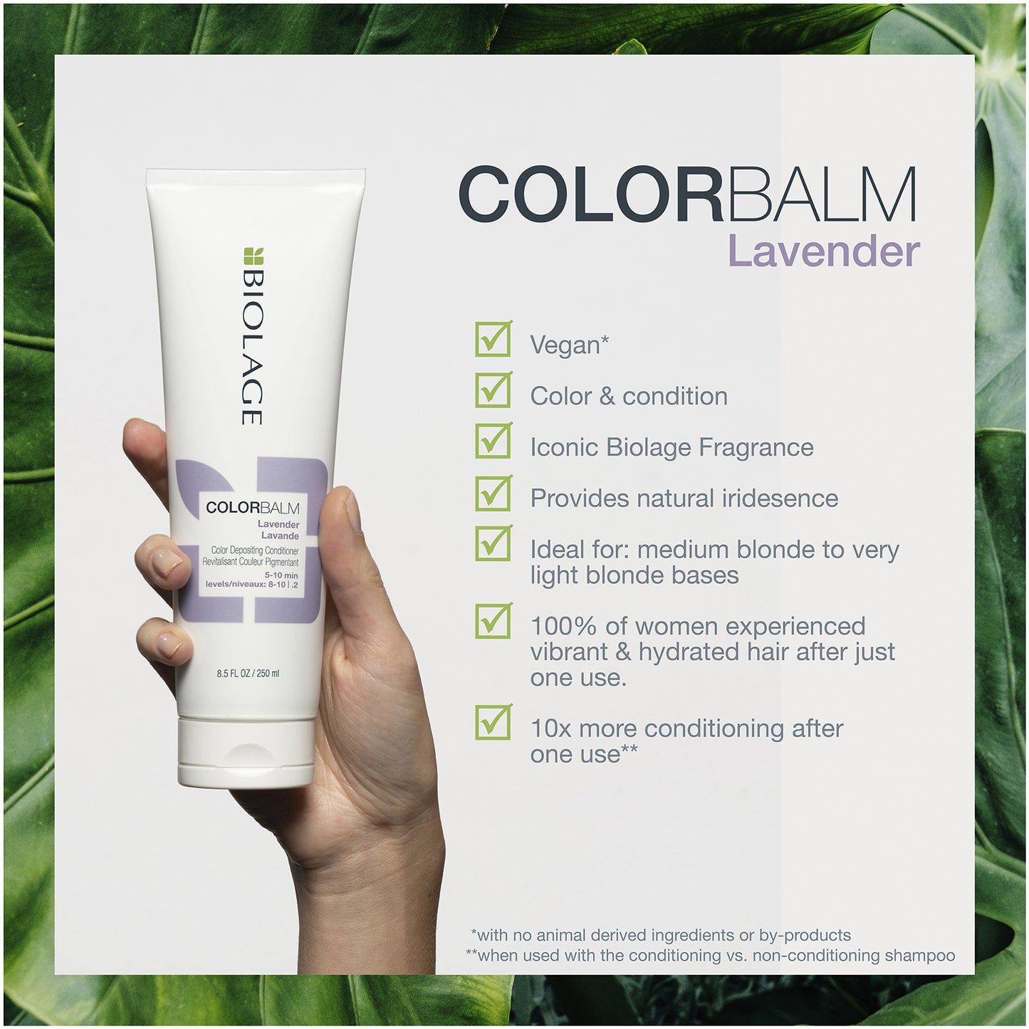 Biolage ColorBalm Lavender Colour Depositing Conditioner 250ml