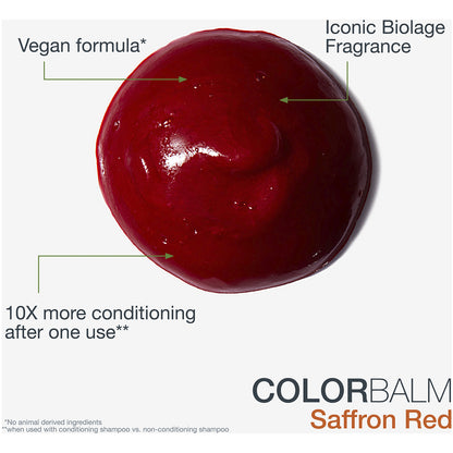 Biolage ColorBalm Saffron Red Colour Depositing Conditioner 250ml