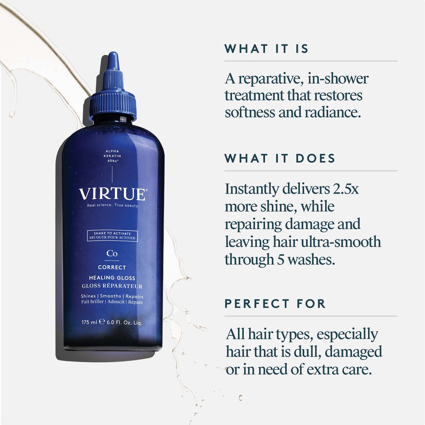 Virtue Correct Healing Gloss 175ml