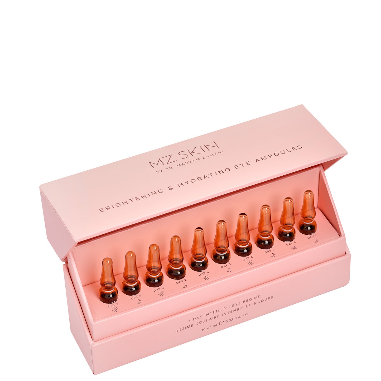 MZ Skin Brightening and Hydrating Eye Ampoules 10 x 1ml