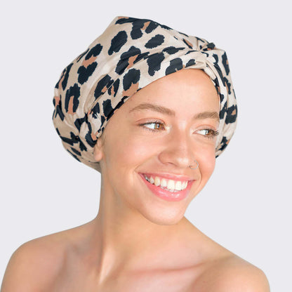 Kitsch Luxe Shower Cap - Leopard