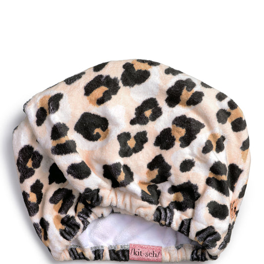 Kitsch Microfiber Hair Towel - Leopard