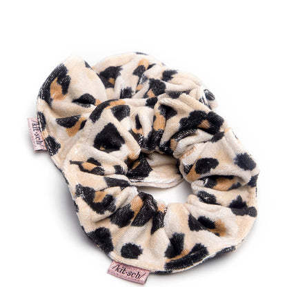 Kitsch Microfiber Towel Scrunchies - Leopard