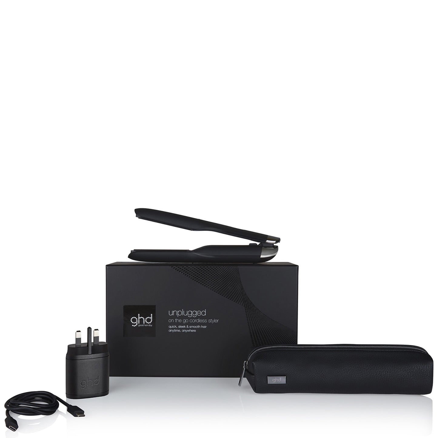 ghd Unplugged Cordless Hair Straightener - Black