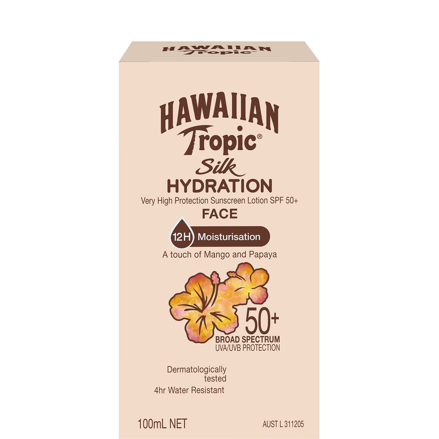 Hawaiian Tropic Silk Hydration Face Lotion SPF50+ 100ml